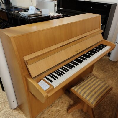 Piano WEISS, gebraucht und überholt, 2 Jahre Garantie, mit Stuhl
